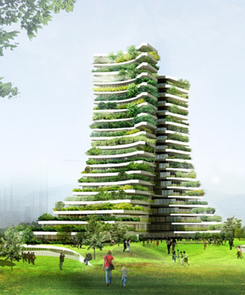 vo trong nghia proposes green city hall as vertical extension of park landscape