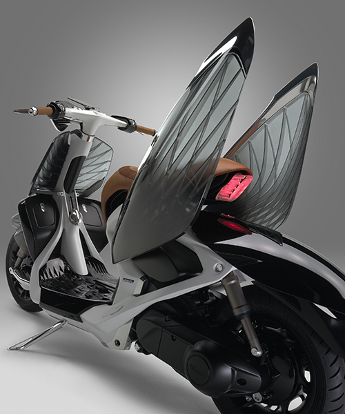 yamaha’s 04GEN experiments with semi-transparent paneling shaped like swan wings