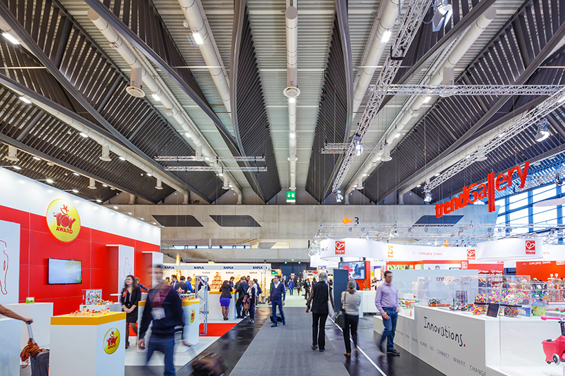 zaha hadid architects nurnbergmesse hall 3C nuremberg construction underway designboom