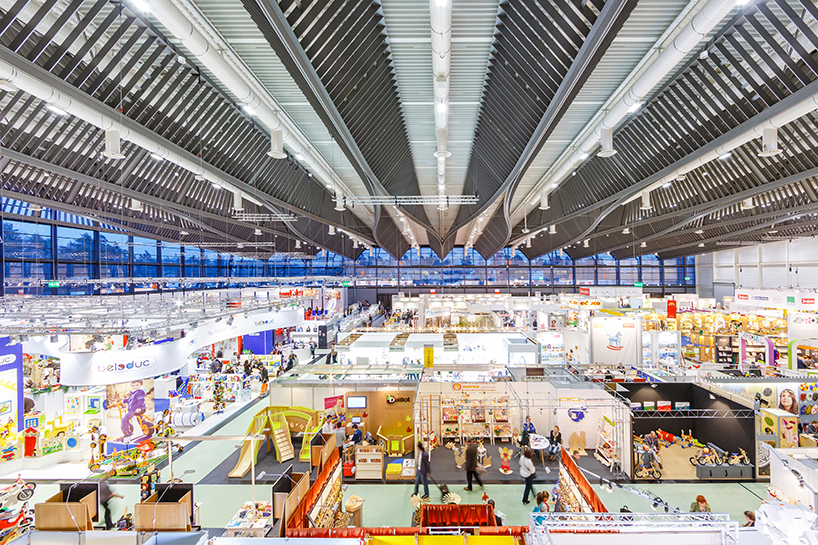 zaha hadid architects nurnbergmesse hall 3C nuremberg construction underway designboom
