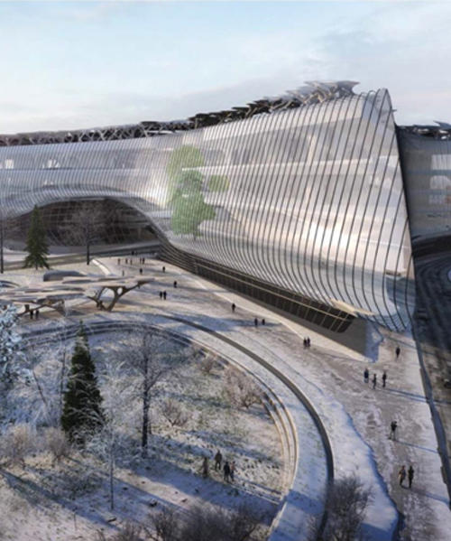 zaha hadid architects technopark: vast park in moscow