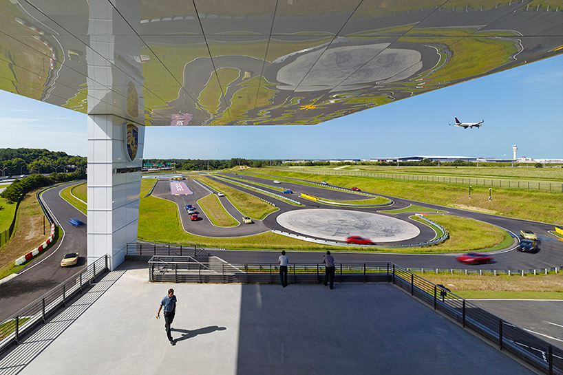 hok porsche cars north america experience center and headquarters atlanta georgia