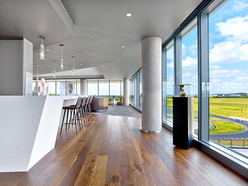 hok porsche cars north america experience center and headquarters atlanta georgia