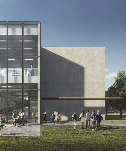 KAAN architecten plans study center for tilburg university in the netherlands