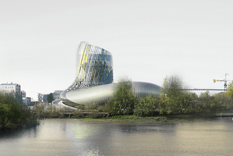 'la cité du vin' by XTU architects celebrates bordeaux's wine heritage