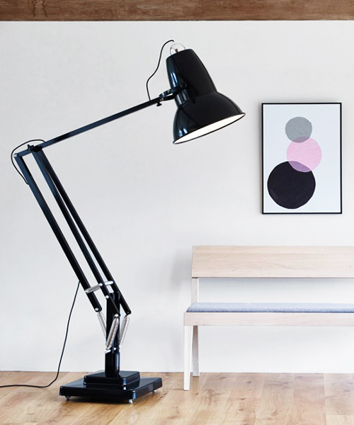 anglepoise scales-up its 1930s desk light with giant lamp collection