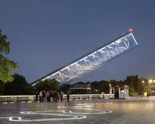 architects of invention unveils proposal to renovate hillside ski-jump in moscow