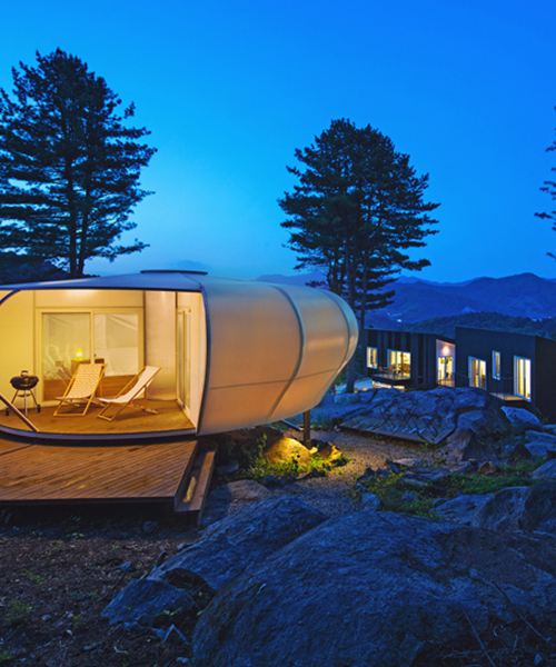experience nature from archiworkshop's glamping site in ga-pyeong