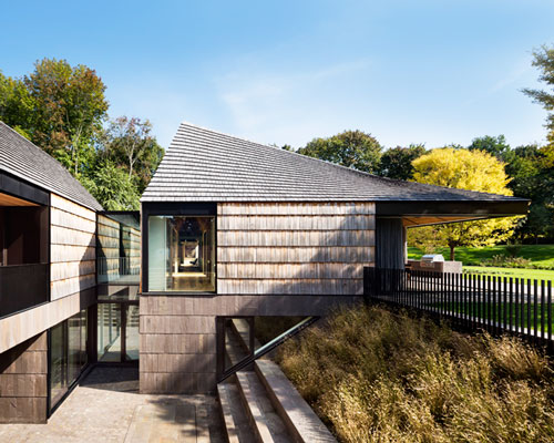 bates masi + architects carves a home for six at sagaponack