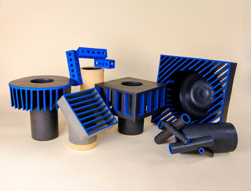 ben medansky infuses industrial aesthetics into carefully-crafted ceramic wares