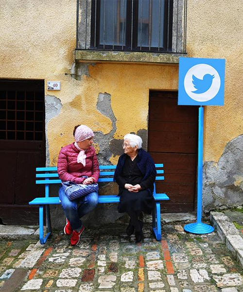 biancoshock brings 'real-life' internet to the elderly residents of an italian village