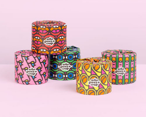 craig and karl's funky toilet paper wrappers for who gives a crap