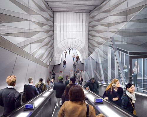 crossrail unveils images of new train line for central london
