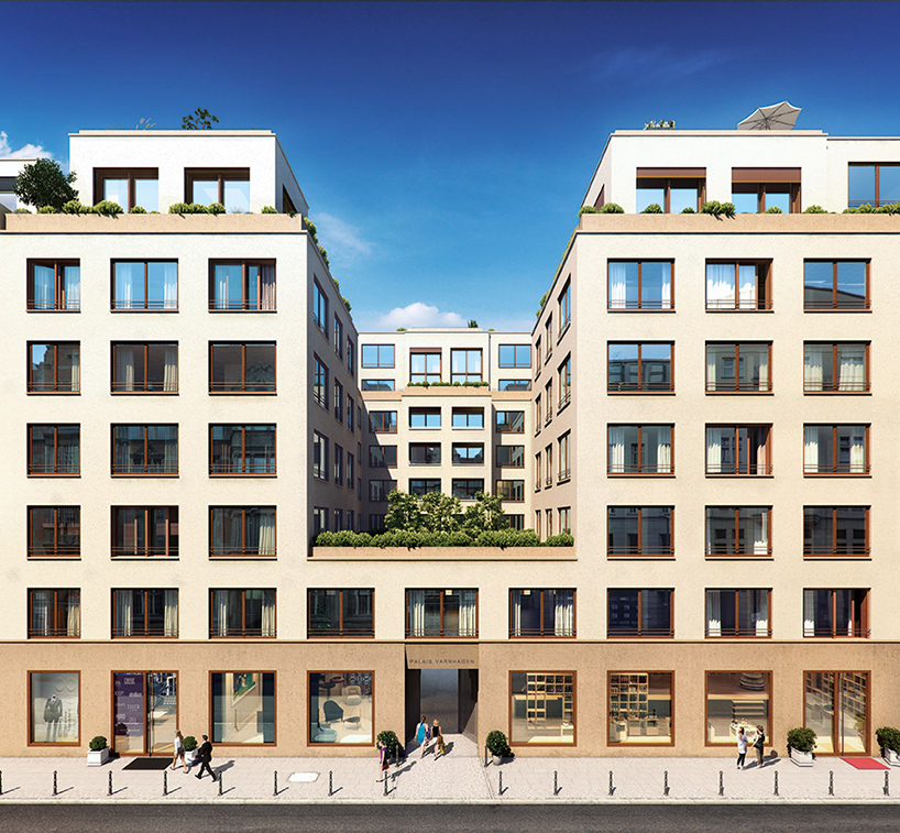 palais varnhagen residences by david chipperfield top out in berlin