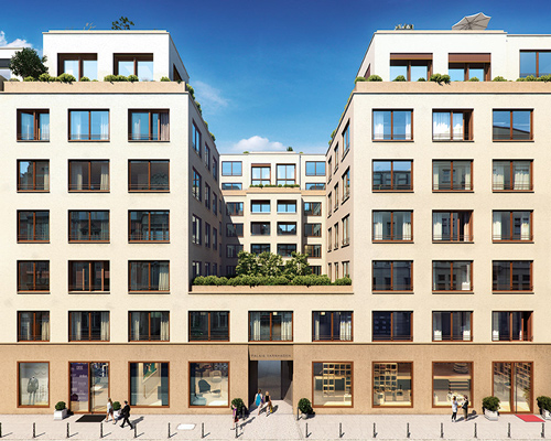 palais varnhagen residences by david chipperfield top out in berlin