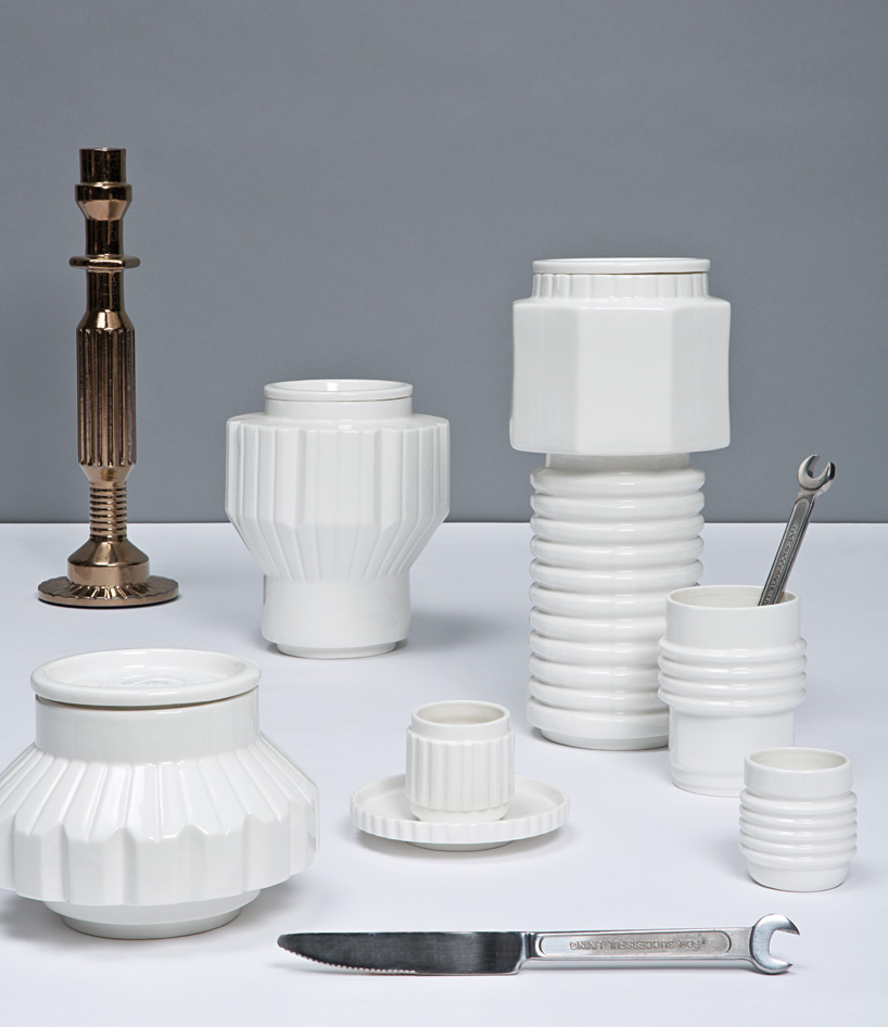 diesel living with seletti sets workshop tools on the table with