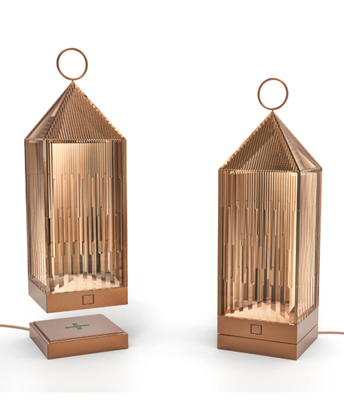 fabio novembre lights the way for venini and kartell with muse lamp + lantern