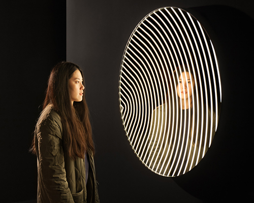 introspective contour mirror by flynn talbot explores identity
