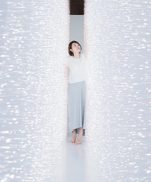 hitomi sato's installation recreates the shimmers of light