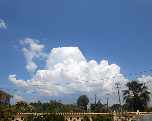 hugo livet's strange clouds are transformed into geometric shapes