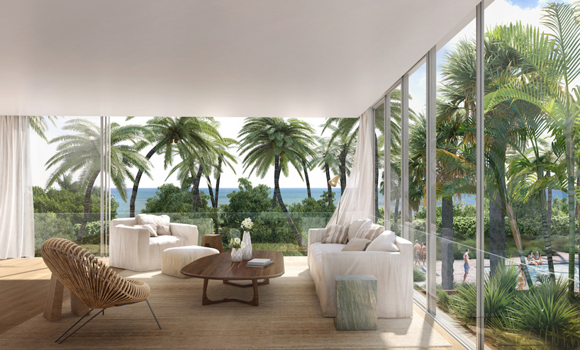 new images detail isay weinfeld-designed fasano residences + hotel miami beach