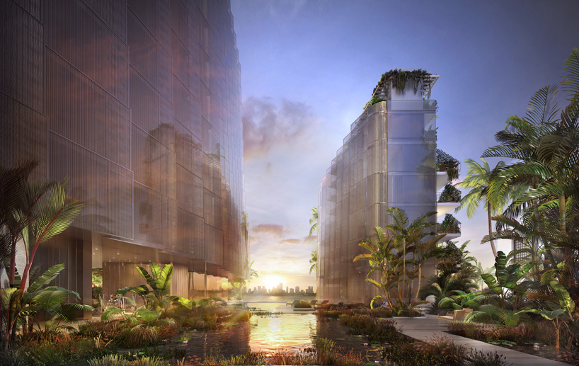 jean nouvel's first project in miami features lush man-made lagoon