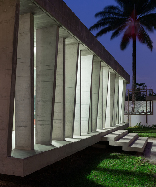 LOCALARCHITECTURE adds concrete extension to swiss embassy in ivory coast