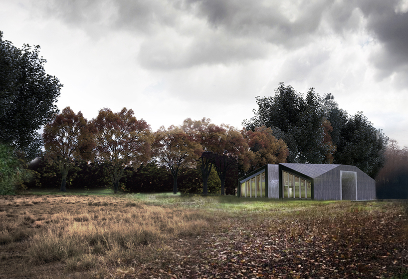 luca poian forms proposes timber-clad langley vale visitor center
