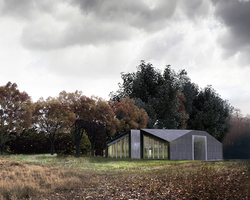 luca poian forms proposes timber-clad langley vale visitor center