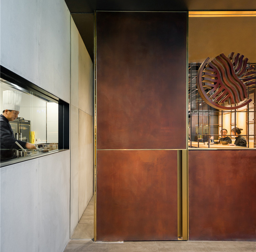 lukstudio designs interior of longxiaobao restaurant in beijing