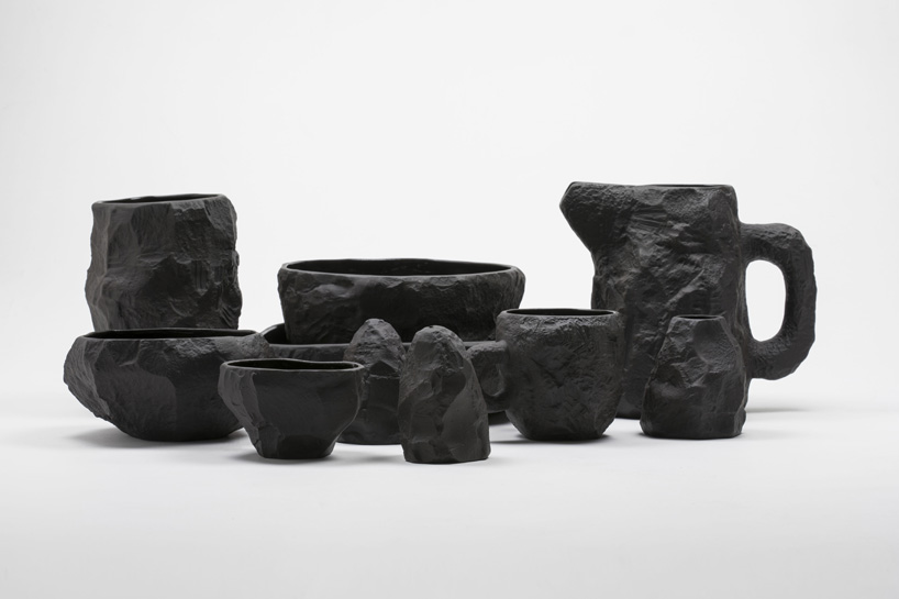 max lamb crockery 1882 ltd black basalt designboom