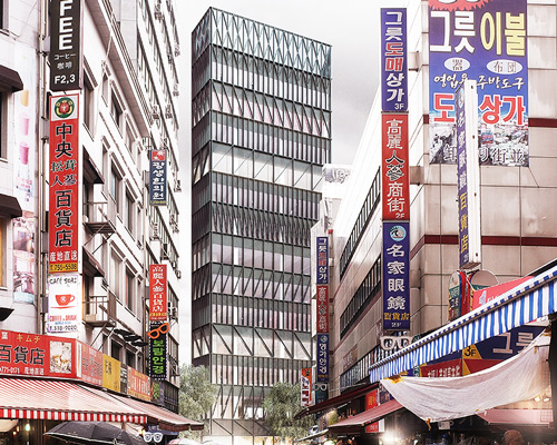 mecanoo plans 14-floor namdeamun office building next to historic seoul market