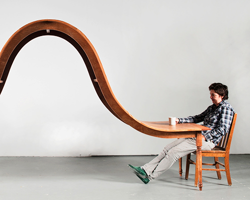 michael beitz turns familiar objects into twisted sculptural scenarios