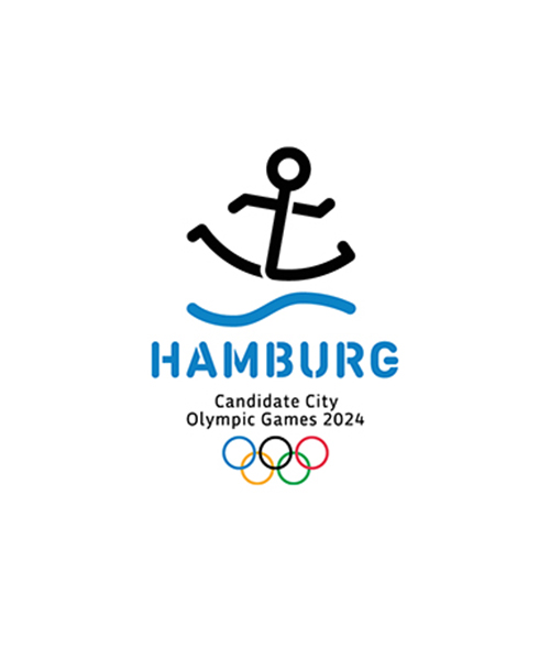 anchor man candidate logo proposed for 2024 hamburg olympics