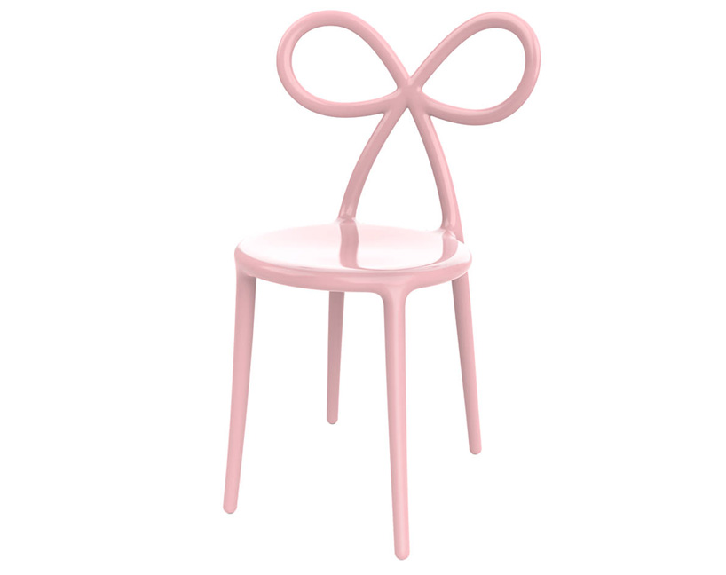 Qeeboo Ribbon Chair the chair with a bow-shaped back