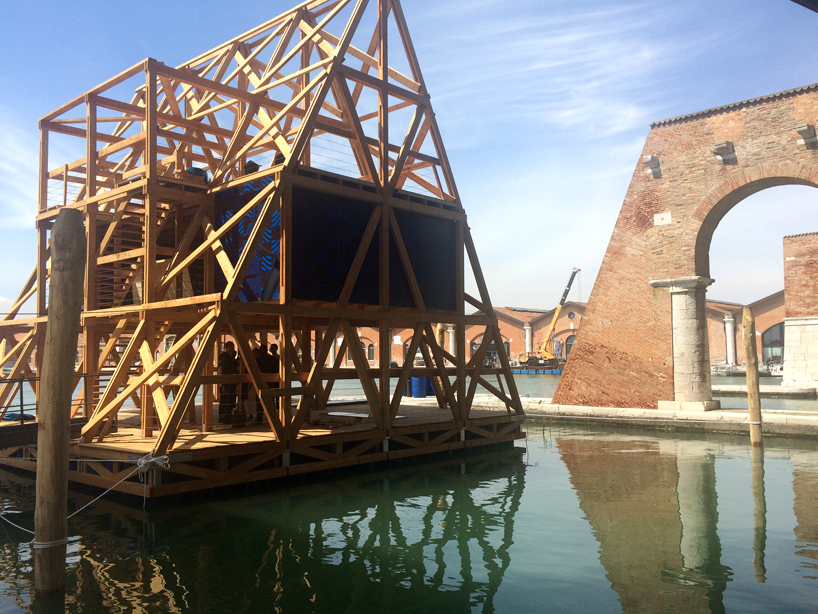 NLÉ floating school: silver lion venice architecture biennale