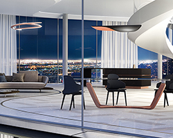 pininfarina home design collaborates with reflex for modular segno collection