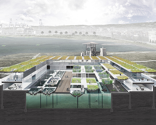 augmented tides oceanic research and education center by rafael berges and jared clifton