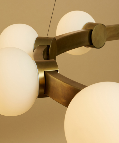 rich brilliant willing lights up ICFF with david rockwell-designed suite + cinema chandelier