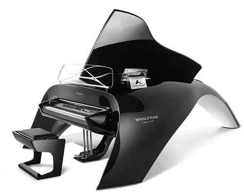 whaletone updates their sculptural piano with latest in sound processing
