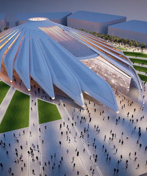 santiago calatrava's falcon pavilion chosen to represent UAE at dubai expo 2020