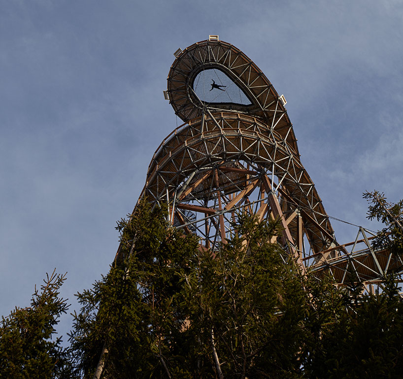 franek architects completes man-built sky walk in the czech republic