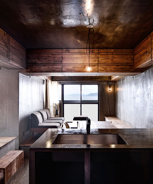 studio move renovates japanese apartment by the coast