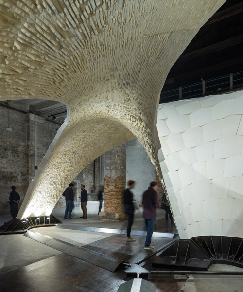 beyond bending: ETH zurich erects sandstone vault at venice architecture biennale