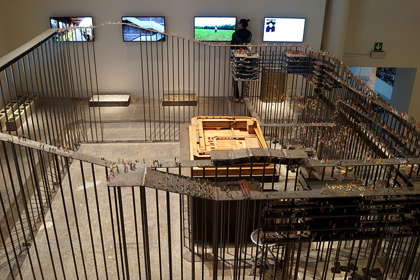 liu jiakun assembles model of vast chengdu development at the venice architecture biennale