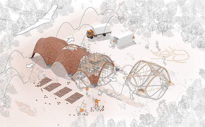 venice-architecture-biennale-norman-foster-foundation-droneport-world's-smallest-airport-prototype-designboom-XX