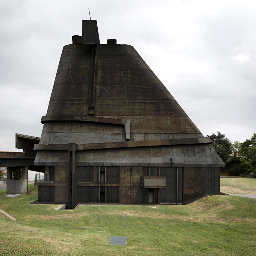 xavier delory conceals le corbusier's church of firminy behind a layer of grime