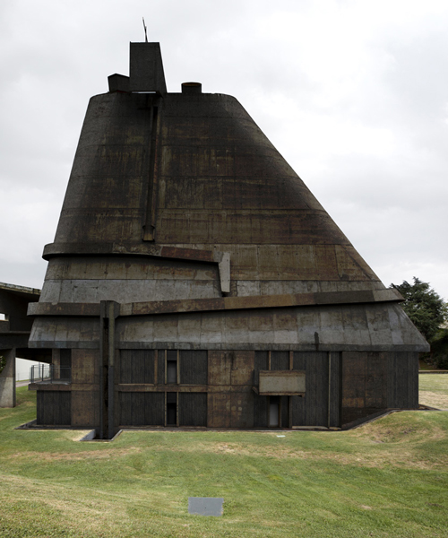 xavier delory conceals le corbusier's church of firminy behind a layer of grime