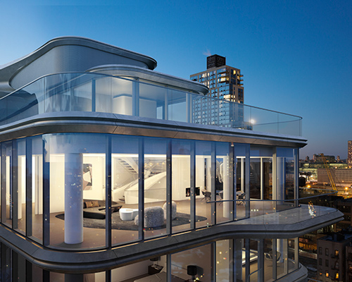 three level penthouse in zaha hadid's 520 west 28th on the market for $50 million