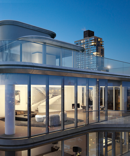 three level penthouse in zaha hadid's 520 west 28th on the market for $50 million